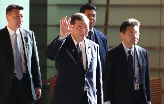 이시바 시게루 일본 총리사진지지통신EPA연합뉴스