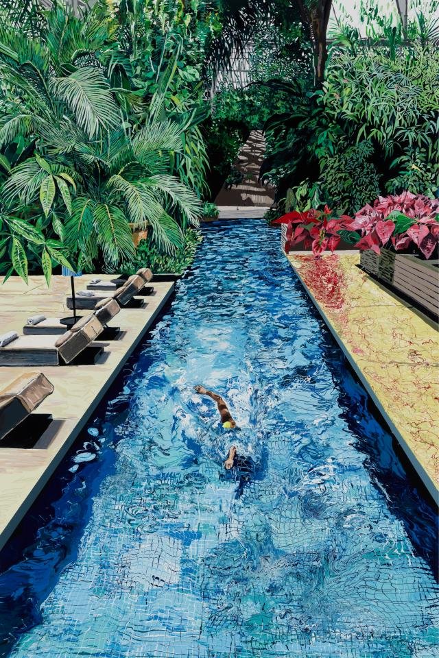 ¼±È¶û_°À¯Áø Á¤¿øÀÇ ¼ö¿µÀå 2024 ĵ¹ö½º¿¡ È¥ÇÕÀç·á 1455 x 97 cm