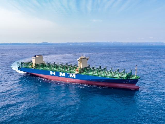 HDÇѱ¹Á¶¼±ÇؾçÀÌ Áö³ 2024³â °ÇÁ¶ÇØ ÀεµÇÑ 1¸¸3000TEU±Þ ÄÁÅ×ÀÌ³Ê ¿î¹Ý¼±ÀÇ ½Ã¿îÀü ¸ð½À »çÁøHDÇѱ¹Á¶¼±Çؾç
