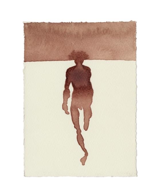 RUN I_2021_192 x 14_Blood on paper »çÁø¹ÂÁö¾ö »ê