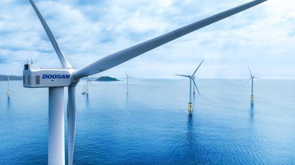 µÎ»ê¿¡³Êºô¸®Æ¼°¡ Á¦ÁÖ ÇѸ²À¾ ÀÎ±Ù ÇØ»ó¿¡ ¼³Ä¡ÇÑ 55MW ÇØ»ódz·Â¹ßÀü±â »çÁøµÎ»ê¿¡³Êºô¸®Æ¼