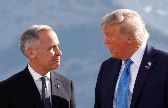 G7 Á¤»óȸÀÇ Âü¼®ÇÑ Ä«´Ï ij³ª´Ù ÃѸ®¿ÞÂÊ¿Í Æ®·³ÇÁ ¹Ì±¹ ´ëÅë·É »çÁø·ÎÀÌÅÍ¿¬ÇÕ´º½º