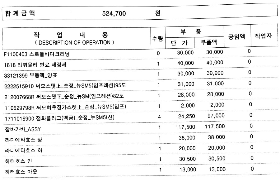 택시복지매장 정비 후기 - 뽐뿌:자동차포럼 택시복지매장 정비 후기