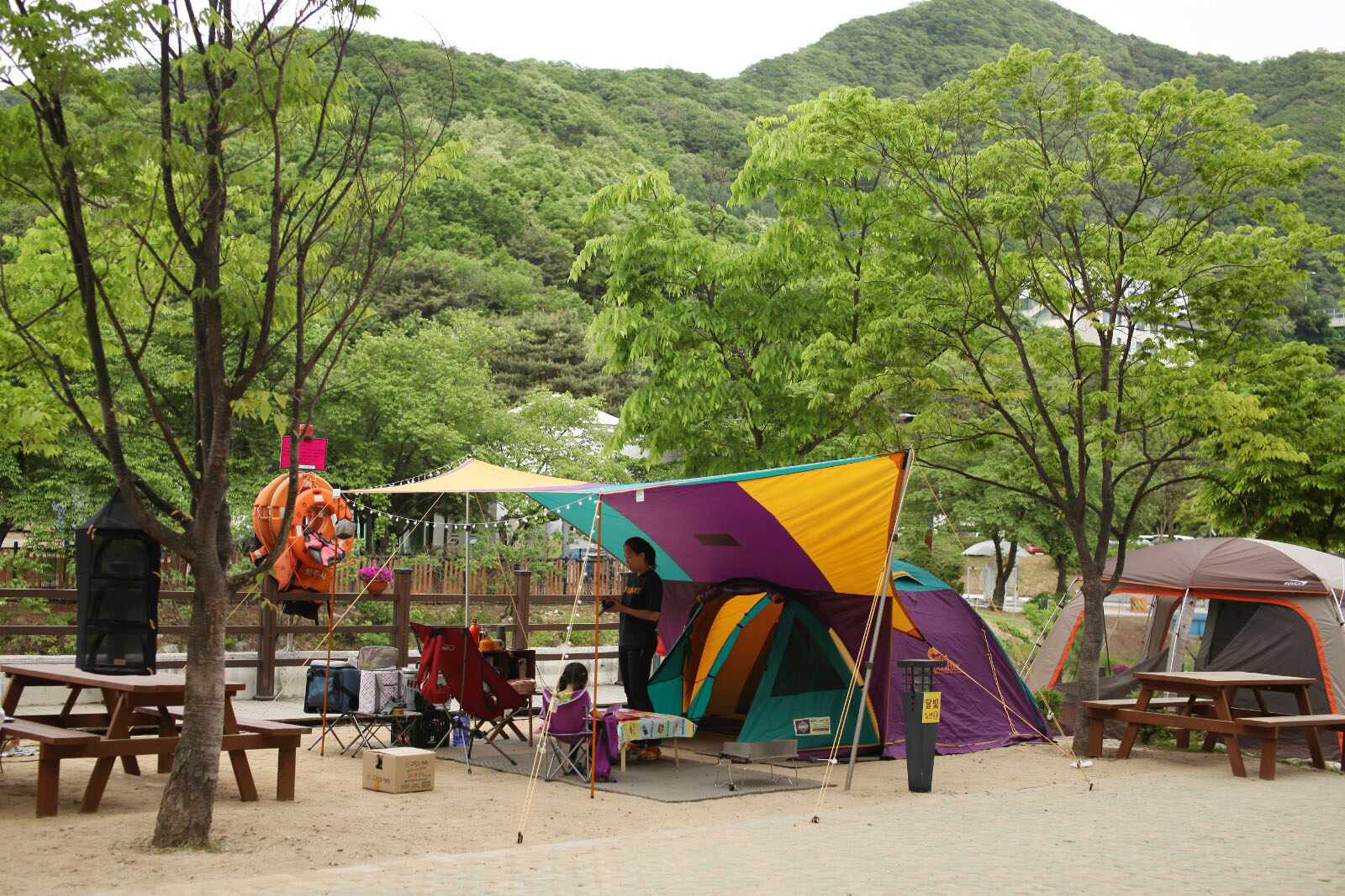 장흥 미술관옆 캠핑장, 처음해본 우중철수 쉽지않네요. - 뽐뿌:캠핑포럼 장흥 미술관옆 캠핑장, 처음해본 우중철수 쉽지않네요.
