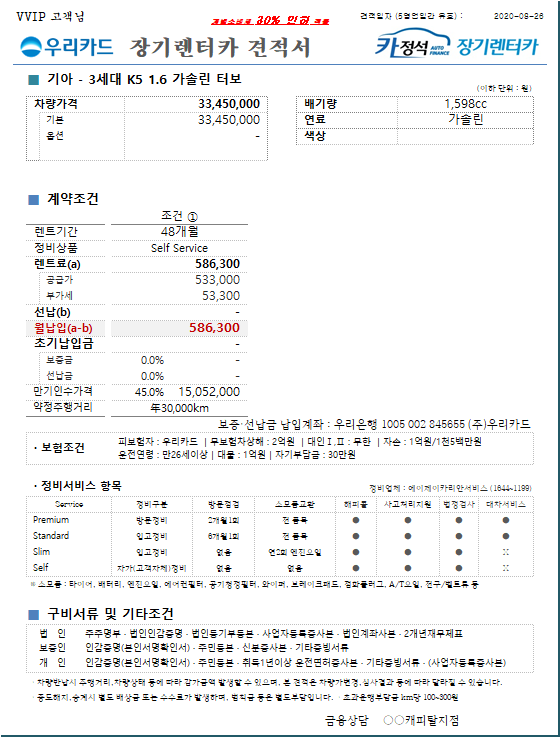 K5 장기렌트 견적 괜찮나요? - 뽐뿌:자동차포럼 K5 장기렌트 견적 괜찮나요?