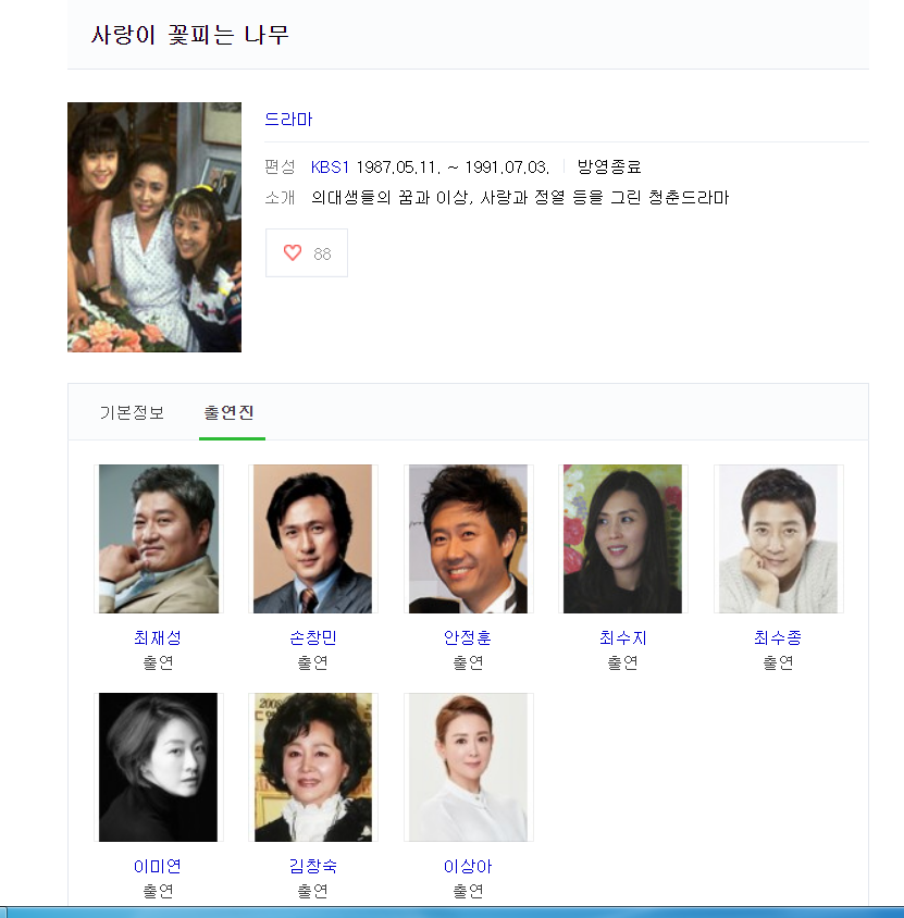 사랑이 꽃피는 나무 보면요 의대생들 멋지던데요 - 뽐뿌:자유게시판 사랑이 꽃피는 나무 보면요 의대생들 멋지던데요