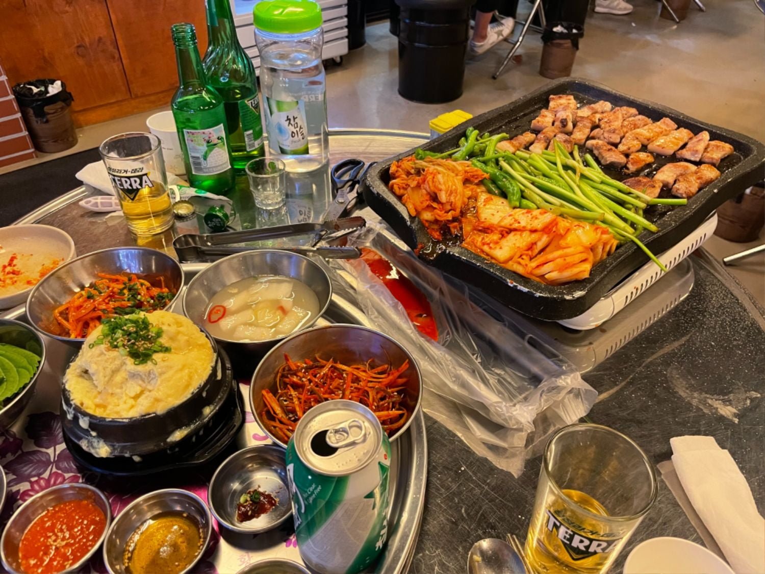 김치 미나리 꽈리고추 삼겹살 꿀조합 - 뽐뿌:자유갤러리 김치 미나리 꽈리고추 삼겹살 꿀조합
