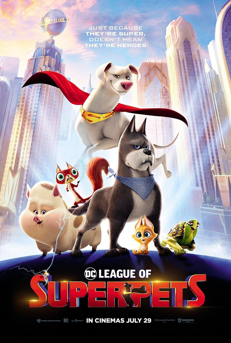 애니 무비. DC 리그 오브 슈퍼-펫 (DC LEAGUE OF SUPER-PETS, 2022) - 오피셜 티저 포스터 - 뽐뿌:영화포럼 애니 무비. DC 리그 오브... 