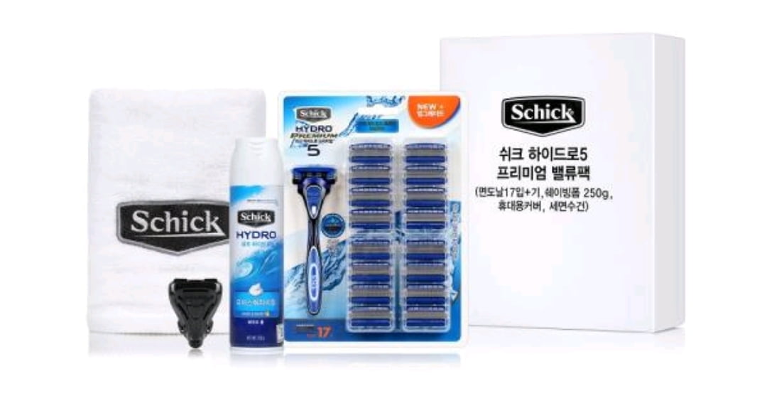 [11번가] 쉬크 하이드로5 기+날17+폼+커버+타올(27,900원/무료) - 뽐뿌:뽐뿌게시판 [11번가] 쉬크 하이드로5 기+날17+폼+커버+타올(27,900원... 