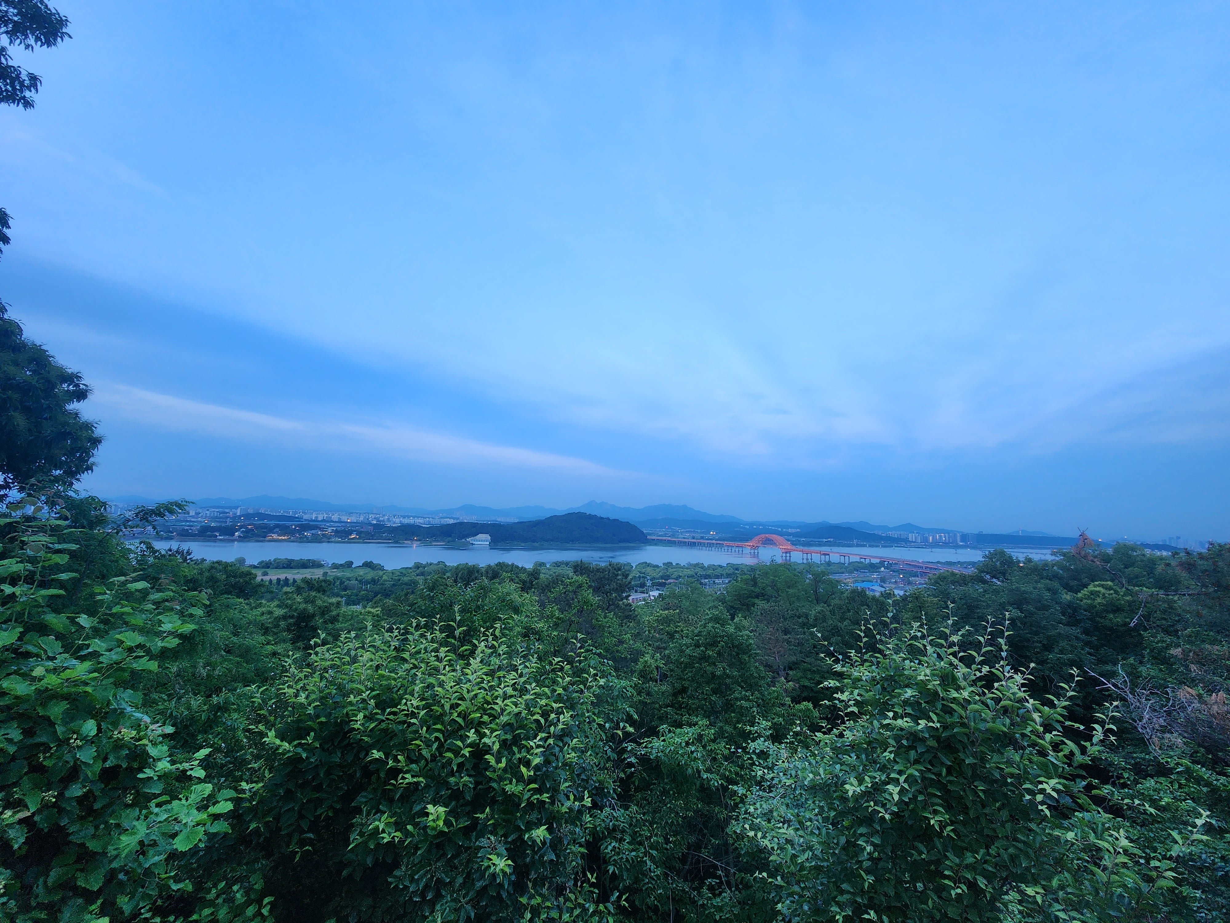 개화산 정상뷰 - 뽐뿌:자유게시판 개화산 정상뷰