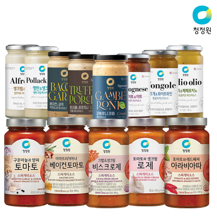 [티몬]선착순5%쿠폰+카카오페이머니10%할인가:9,765원~ 1+1+1 청정원 파스타소스 600g 총 3병 골라담기(9,765~/무배) - 뽐뿌:뽐뿌게시판... 