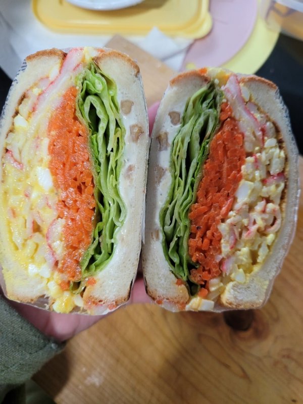 샌드위치 김밥 배달 ㅎㅎ