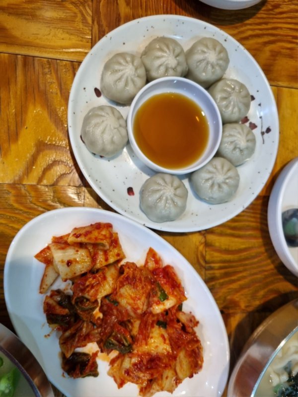 닭칼국수와 감자만두