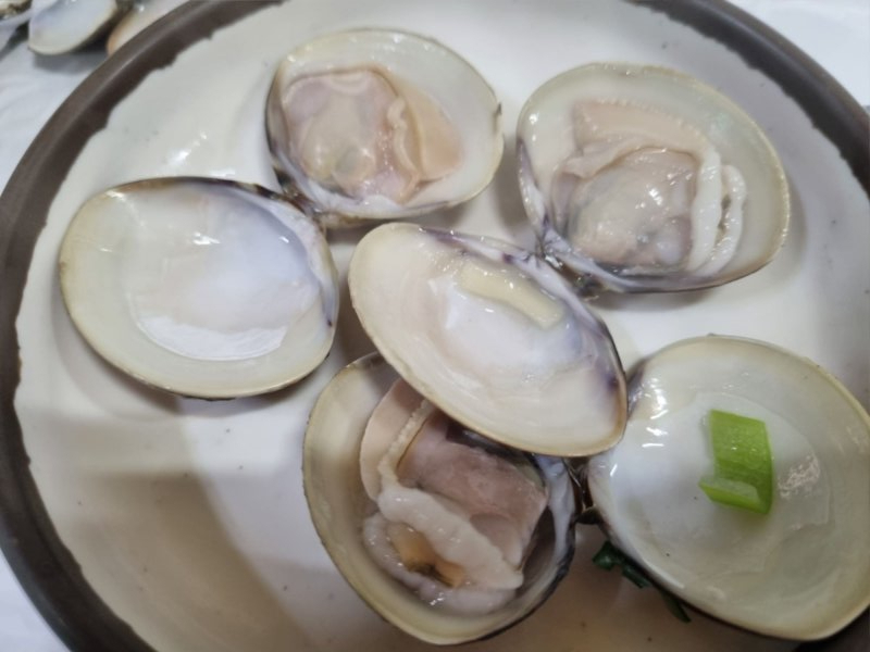전북 고창 구시포가서 백합칼국수 먹었어요