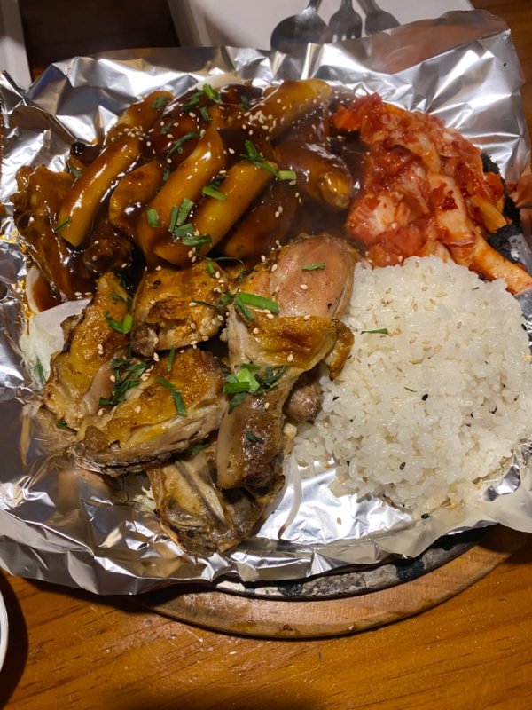 숯불바베큐 먹었어요~