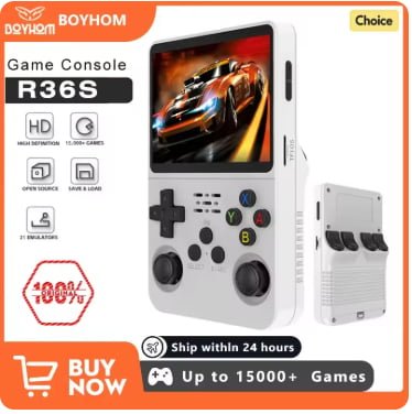 ҽ R36S Ʈ ޴   ܼ,  ý, 3.5 ġ IPS ũ, ޴   ÷̾, 64GB, 128G .png