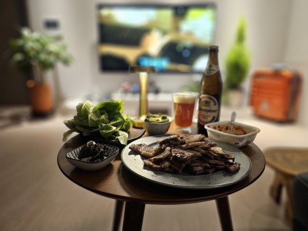 전자렌지 삼겹살