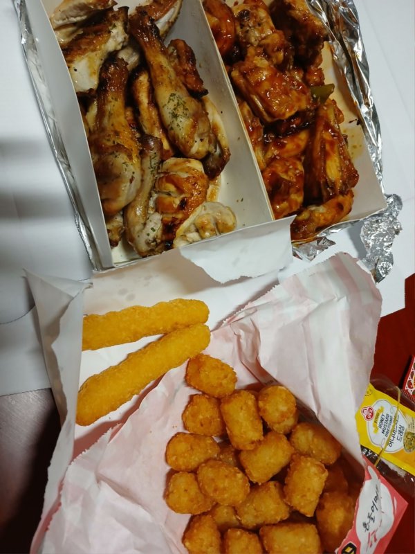 숯불치킨