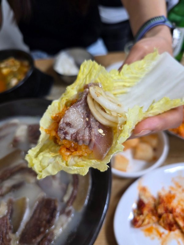 어제 먹은 것! 소머리국밥과 실비김치