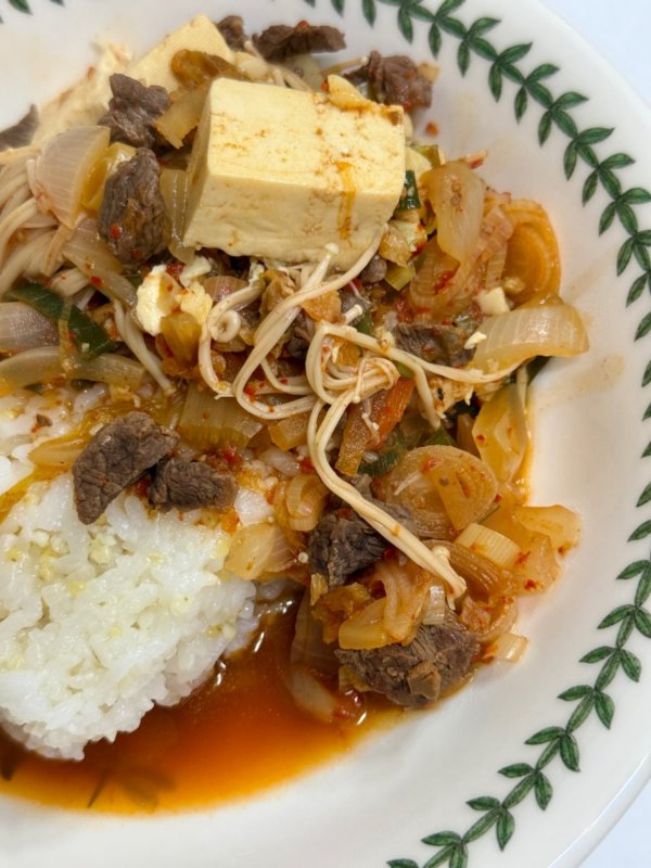 이것은 한우소고기김치찌개 ㅎㅎ