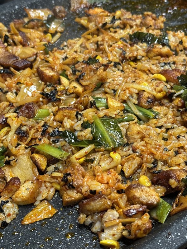 삼겹살과 비빔국수