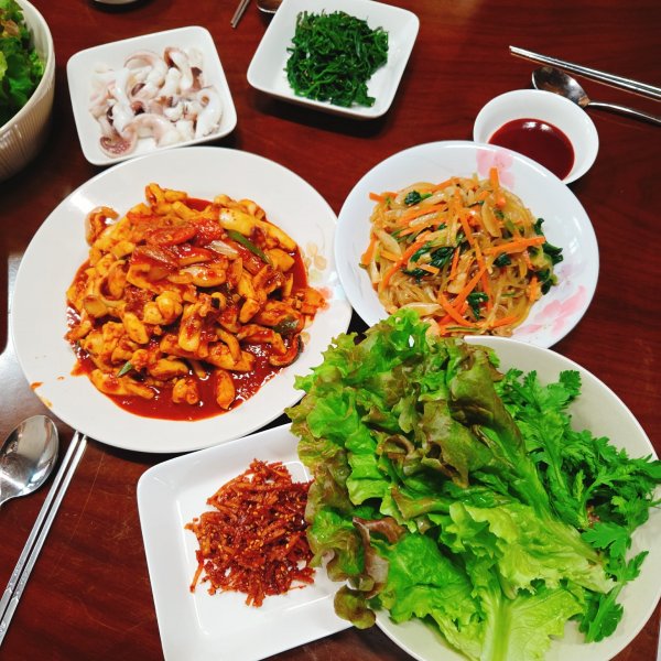 양념 갑오징어볶음