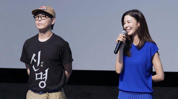 영화 '신명' 무대인사: 김규리 배우 등판