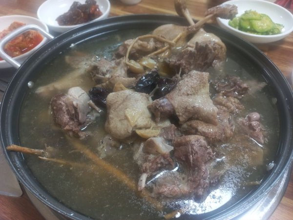 오리백숙