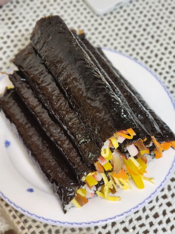 김밥에 한잔해 봤어??