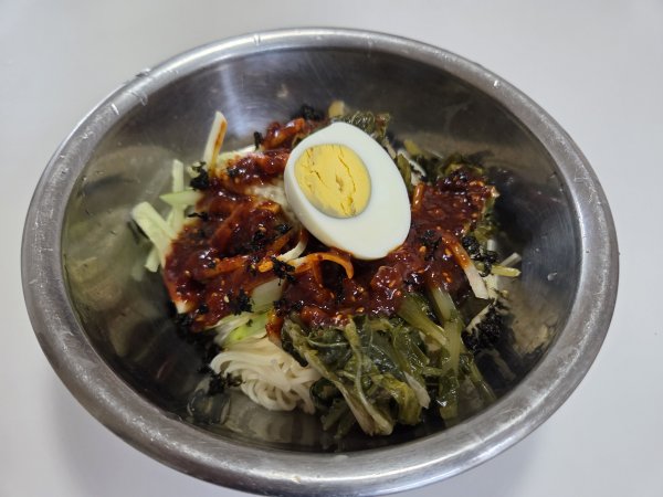 열무비빔국수