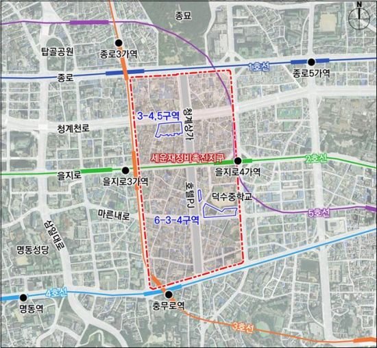 세운지구 6-3-4구역 주차장 만든다…내년 1~2월 준공 - 뽐뿌: 세운지구 6-3-4구역 주차장 만든다…내년 1~2월 준공