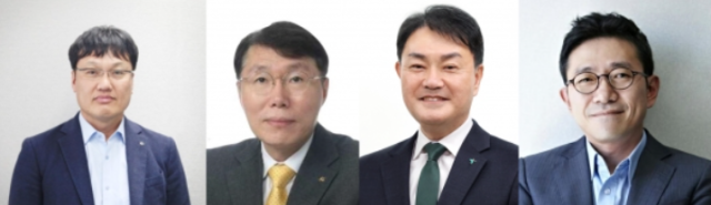 (왼쪽부터)박창훈 신한카드 대표, 김재관 KB국민카드 대표, 성영수 하나카드 대표, 진성원 우리카드 대표. [사진=각 사 제공]