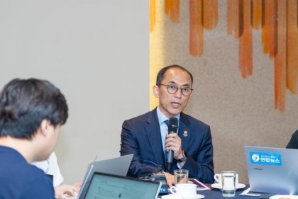  고학수 개인정보보호위원회 위원장이 21일 서울 중구 은행회관에서 열린 기자간담회에서 질문에 답변하고 있다  사진연합뉴스