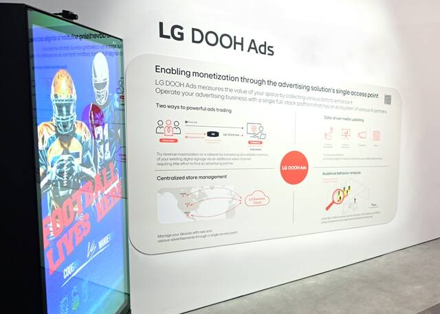 LG 'CES 2025' ν  ÷  ַ 'LG DOOH Ads'  ÷̰ õ ִ. /LG