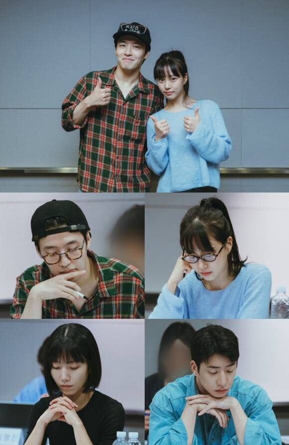 배우 강하늘 고민시 주연의 지니TV 오리지널 시리즈 '당신의 맛'이 대본 리딩 현장을 공개하며 첫 방송에 대한 기대감을 높였다. /지니TV
