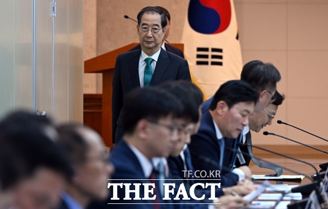 한덕수 대통령 권한대행 국무총리는 22일 '한미 경제·통상 2+2 협의'에 대해 