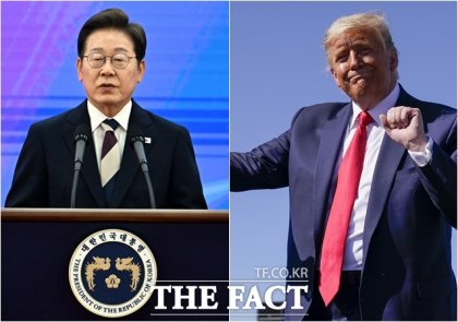 이재명 대통령은 6일 오후 10시부터 약 20분 간 도널드 트럼프 미국 대통령과 첫 정상 통화를 가졌다고 강유정 대통령실 대변인이 서면으로 전했다. /국회사진기자단·뉴시스