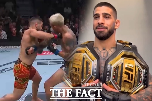 ϸ Ǫƴ  29(ѱð) UFC 317  ø̶  UFC Ʈ ŸƲ Ÿ. ̷ν ޿ ̾ Ʈޱ   ü èǾ ߴ. /Ǫ Ҽȹ̵